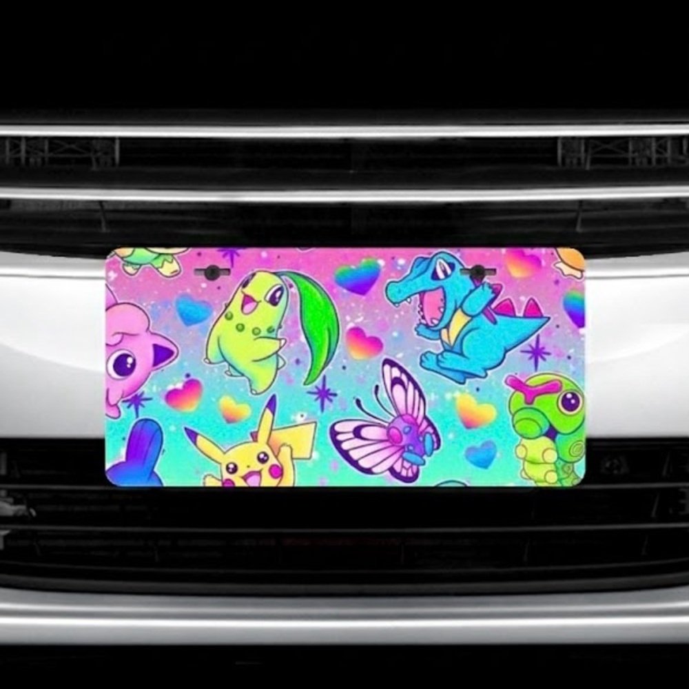 Pokemon vanity license plate